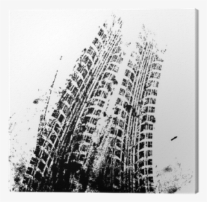 Background With Grunge Black Tire Track , Vector Canvas - Porsche 917k #20 24h Lemans 1970 Siffert, Redman 1:43