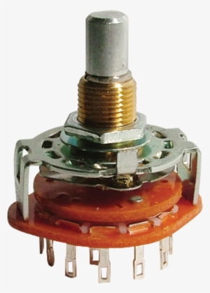 Rotary, 2 Poles, 6 Positions, ¼" Shaft, Bbm - Switch Rotary 4 Position