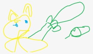 A Fat Cat Wearing A Hat Chasing A Rat With A Baseball - Line Art