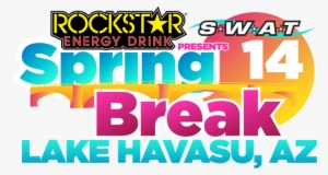 Spring Break 2014 Lake Havasu Swat The Leader In College - Rockstar Double Strength Diet Energy Drink, 4pk