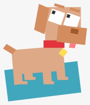 Big Image - Dog Made With Squares