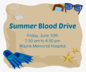 Blood Drive Friday, June 10th