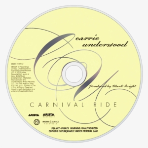 Carrie Underwood Carnival Ride Cd Disc Image - Arista Nashville