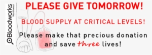 Please Help End The Summer Blood Shortage Donate At - Imagine Peace