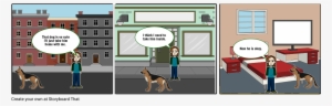 The Cute Dog - Cartoon