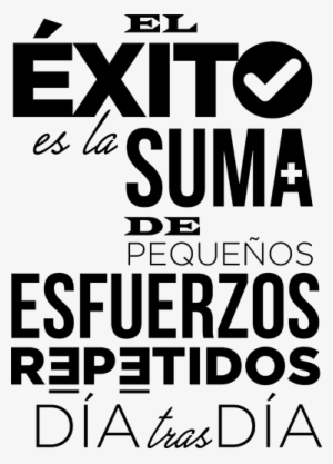 Adhesivo De Frases De Éxito - Frases De Exito Png