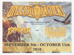 We Are Thrilled To Say We Will Be Joining Our Friends - Unleash The Archers