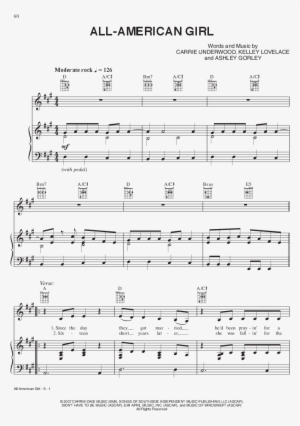 1 Thumbnail Carrie Underwood - It's A Jungle Out There Piano Notes