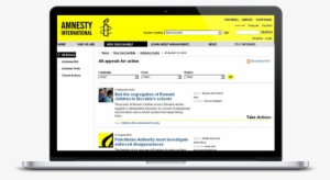 Amnesty Home - Web Design