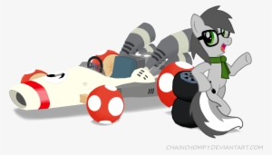 Chainchomp7, Crossover, Earth Pony, Glasses, Mario - Pony Kart