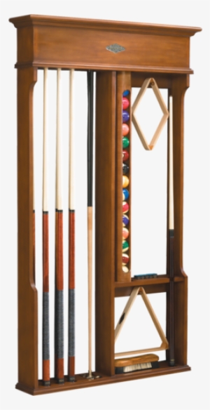 Brunswick's Centennial Wall Rack - Pool Cue Rack Holder Wood