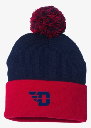 Red/navy Beanie - Bentley Sp15 Sportsman Pom Pom Knit Cap