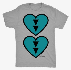 Turquoise Double Beat Mens T-shirt - Emblem