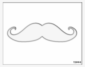Bigote Blanco Png - Mustache Png Blanco