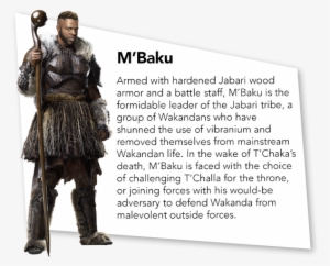 M'baku Character Bio - Black Panther M Baku Suit