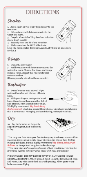 How To Clean Makeup Brushes With My Brush Betty Brush - Makeup Brush