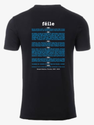 Black T Shirt Back