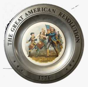 Great American Revolution Spirit Of 76 Pewter Plate