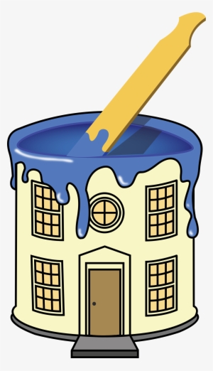 House Paint Clipart Transparent Library - Clip Art
