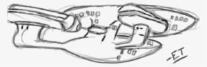 U - S - S - Enterpise Ncc 1701 D - Sketch