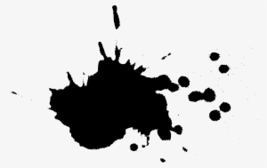 Free Black Paint Splatter Transparent - Portable Network Graphics