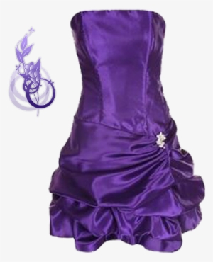 Short Purple Dress - Short Dress Png