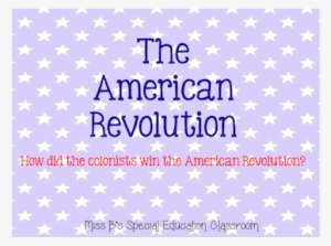 The American Revolution Unit - Darkness