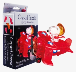 Snoopy Flying Ace - Bepuzzled Snoopy Flying Ace Crystal Puzzle