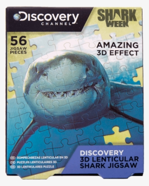 Shark 56 Piece Lenticular Jigsaw Puzzle - Discovery Channel