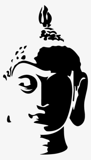 Vinil Decorativo Cabeça Buda - Buddha Wall Art Stickers