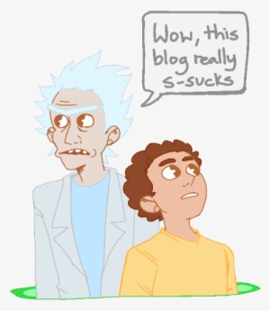 Here, Have A Transparent Rick And Morty Judging Ur - Cartoon