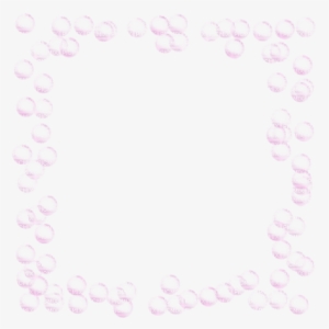 Pink Róse Bubbles Frame - Bubble Frame Png