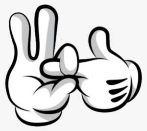Middle Finger Gester Filters And A Mickey Mouse Sex - Mickey Mouse Hand Signs