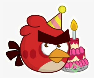 Angry Birds Art Happy Bird - Red Angry Bird Happy Birthday