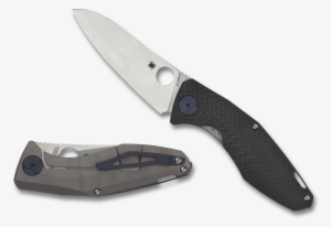 Spyderco Sinkevich Drunken Frame Lock Knife Carbon - Spyderco Sinkevich