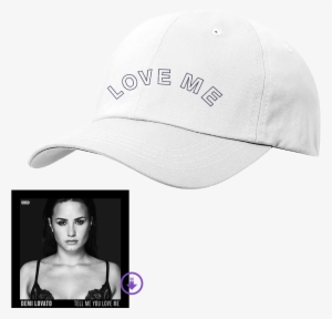 White Dad Hat Super Digital Album - Demi Lovato Tee Shirt