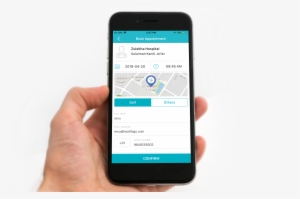 Family Healthcare Appointment Booking - Iphone 6s Holding