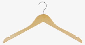 Natural Slim Coat Hangers - Wooden Pants Hangers Natural