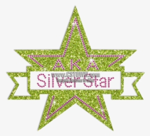 Aka Silver Star Hotfix Sparkling Rhinestud Glitter - Symmetry