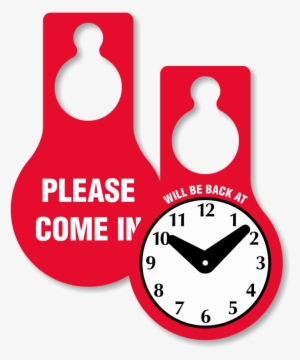 Will Be Back Clock Door Hanger - Citizen Men's Eco-drive Watch Bm7094-50a