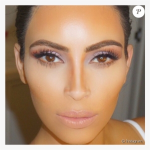 Kim Kardashian, Reine Du Contouring - Face Map For Contour