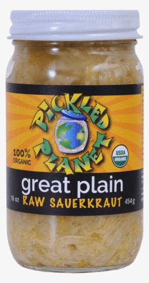 Plain Organic Fermented Sauerkraut - Beat Kraut, 6 Of 16 Oz, By Pickled Planet