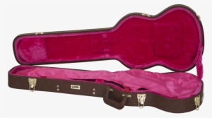 Gator Cases Gibson Sg® Guitar Deluxe Wood Case, Brown - Strap