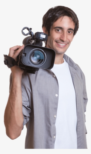 Salk Marketing Video Camera Man - Video Camera With Man Png