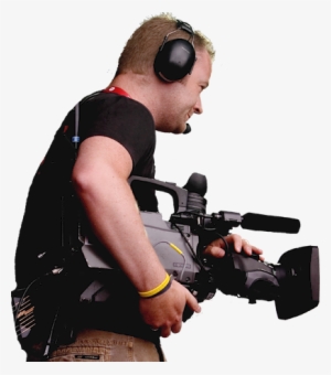 Film & Tv Location Services - Man With Tv Camera