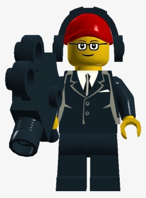Camera Man - 007 James Bond Minifigure Made Of Lego