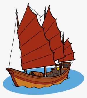 Hong Kong Junk Drawing