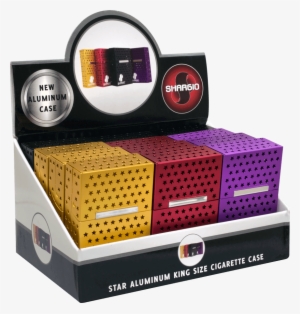 Shargio Magnetic Flip Top King Size Cigarette Case - Box