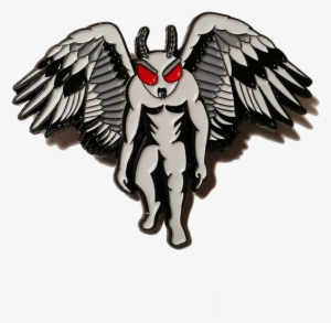 Mothman Pin Front Resized - Cartoon