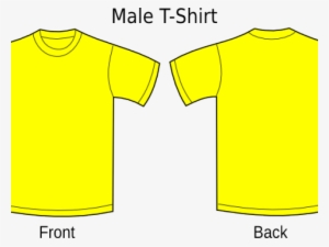 Yellow Clipart Tee Shirt - Portable Network Graphics